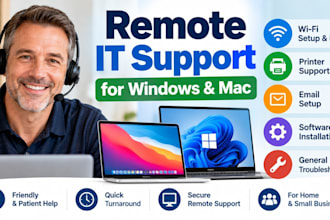 fix your windows or mac computer issues remotely