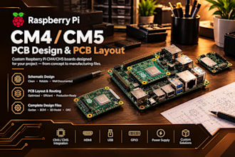 do raspberry pi cm4 cm5 pcb design pcb layout
