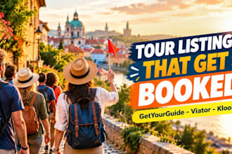 write optimized tour listings for getyourguide, viator and klook