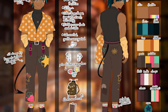 draw a reference sheet for you