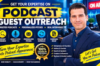 podcast media outreach press release pitching for brands founders and company PR