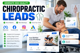 generate chiropractic leads meta ads chiropractic funnel appointment booking