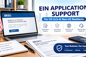 help you get an ein from irs for llc US and non US residents