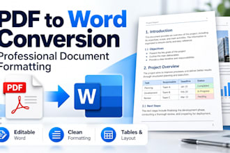 convert PDF to word and professionally format your documents