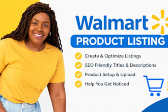 create walmart listing, walmart SEO, wfs and fix listing errors