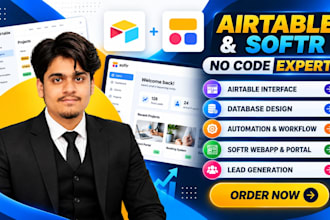 setup airtable automation, n8n ai, airtable database crm, clay com, softr expert