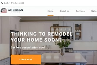 build squarespace home renovation website kitchen remodeling bathroom renovation
