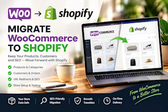clone transfer migrate woocomerce wordpress website migration to shopify store