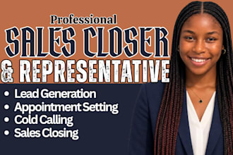 high ticket sales closer sdr salesperson online sales agent