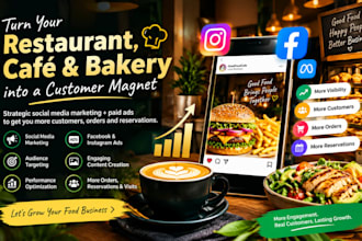 resturants ads cafe SMM bakeries leads meta ads google ads food marketing leads