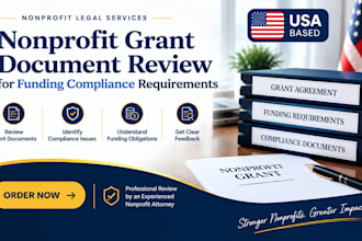 review your nonprofit grant documents and funding compliance requirements