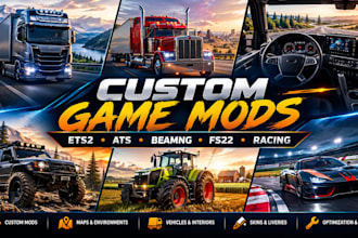 design mod ets2 ats map vehicle interior beamng drive mod skin fs22 racing
