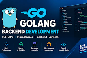 build golang backend apis and microservices