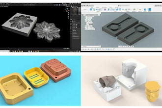 design 3d mold design, slip casting, ceramic mold, plaster mold, stl, fusion360