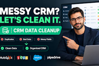 do CRM cleanup data cleaning CRM data organization to boost sales performance