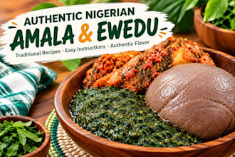 create authentic amala and ewedu recipes