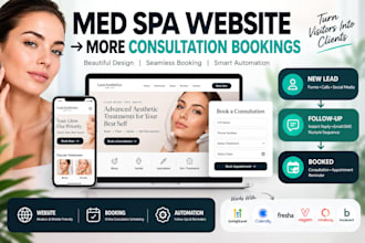 set up fresha vagaro or boulevard booking for med spa website mindbody service