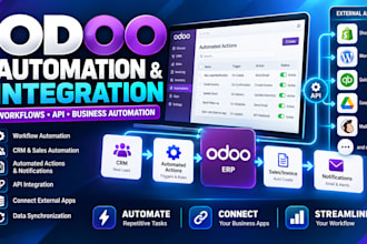 automate odoo workflows and integrate your business apps