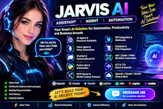 jarvis ai assistant ai agent automation voice agent mcp API workflow python bot