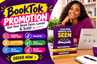 do booktok promotion amazon kdp ads booktok author smm children book marketing