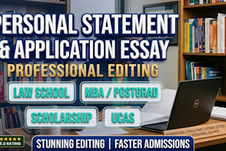 fast edit bachelor personal statement postgraduate application phd college mba