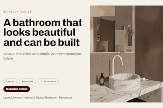 design your bathroom or kitchen with buildable details