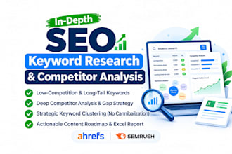 do in depth keyword research and competitor analysis for SEO