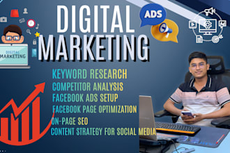 be your professional digital marketing manager and social media expert