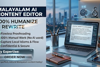 humanize and proofread ai malayalam content