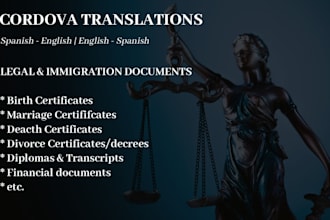 translate your spanish documents into english for uscis