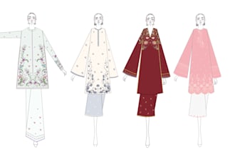 design eastern or western wear collection and illustrations