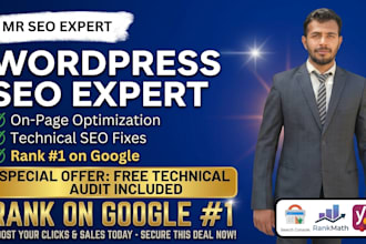 do fast wordpress ranking and complete technical SEO