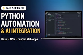 code high speed python automation scripts and custom ai bots