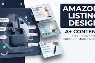 design amazon a plus content and ebc listing images