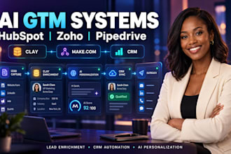 build ai gtm systems with clay apollo n8n zapier and crm automation