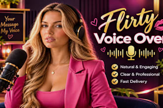 record nsfw voice acting for adult sfw asmr romantic  sensual scripts