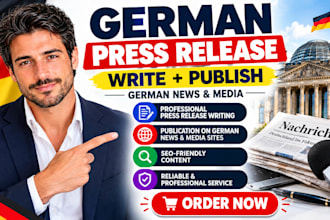write and publish your german press release on german news sites
