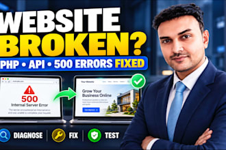 fix PHP, python, laravel, wordpress, API and 500 errors