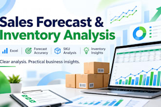 analyze your sales forecast, actual orders and inventory in excel