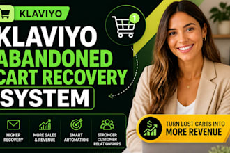 klaviyo abandoned cart revenue recovery with shopify klaviyo SMS marketing flows