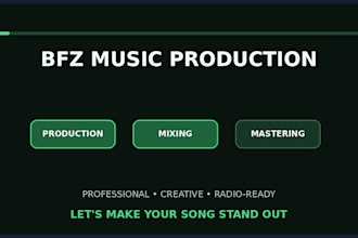 bring your music to life with pro production