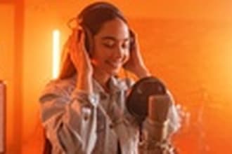 record powerful edm vocal for organic industrial techno female songwriter
