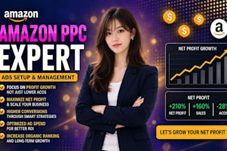 setup, optimize and manage your amazon ppc campaigns, amazon ads management