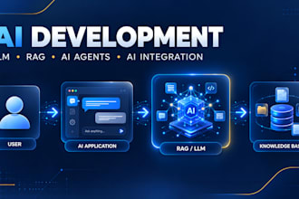 develop ai chatbots, rag apps and llm integrations