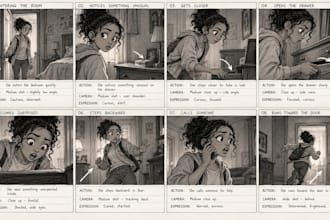 create 2d animation storyboards