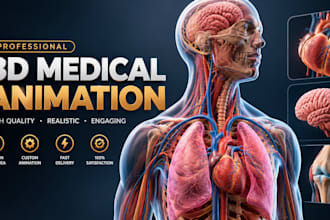 do 3d medical animation, surgery anatomical and medical device explainer video
