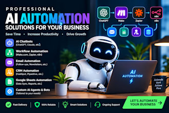 automate your business workflow using zapier, make, n8n and ai