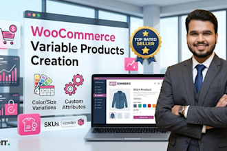 add woo commerce variable products with SEO optimization