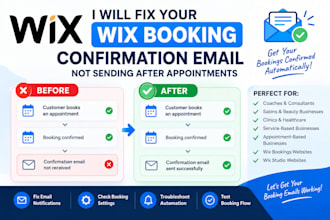 fix your wix booking confirmation email not sending after appointments