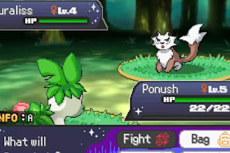 design pokemon  game ui, battle hud, loading screen pixel interface and rpg menu